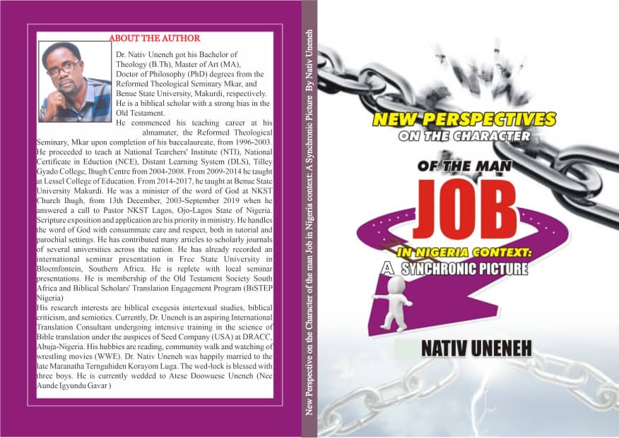 NEW PERSPECTIVES ON THE CHARACTER OF THE MAN JOB IN NIGERIA CONTEXT book by NATIV UNENEH